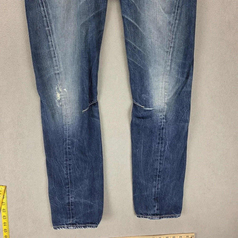 Vintage Levis Engineered Jeans Mens 34x34 Blue Twisted Zip Fly Medium Wash